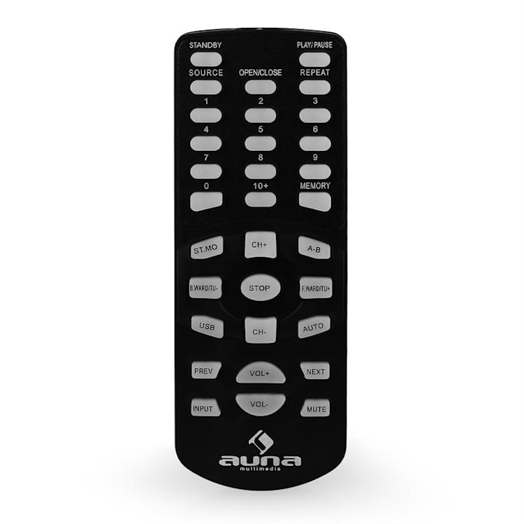 Hi-fi zosilňovač Auna AV2-CD508BT, strieborný, AUX bluetooth Strieborná