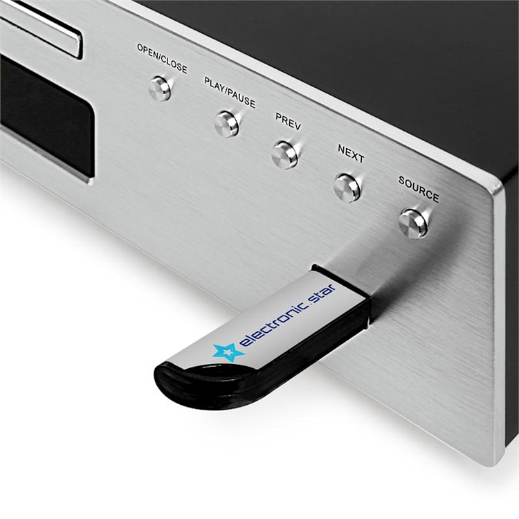 AV2-CD509 Lettore CD USB MP3 argento argento