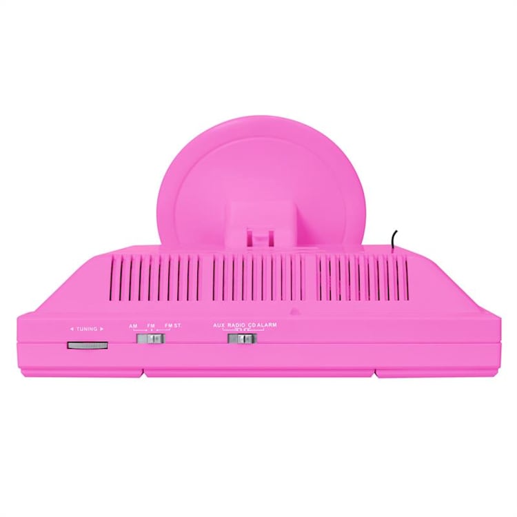 V-12 Stereoanlage USB SD CD MP3 AUX UKW pink Pink