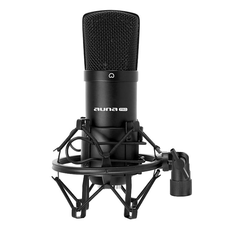 CM001B Microfono a condensatore studio nero Nero