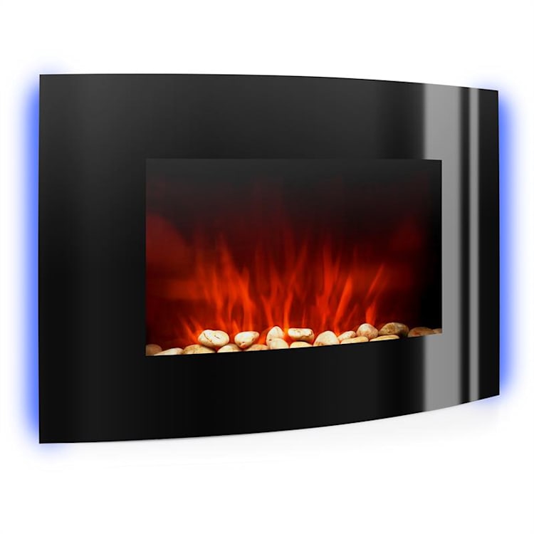 Lausanne Electric Fireplace Power: 1000 - 2000W LED Remote Control Black