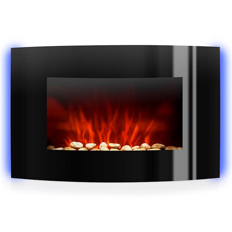 Lausanne Electric Fireplace Power: 1000 - 2000W LED Remote Control Black