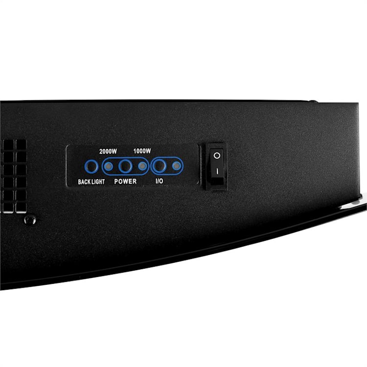 Lausanne Electric Fireplace Power: 1000 - 2000W LED Remote Control Black