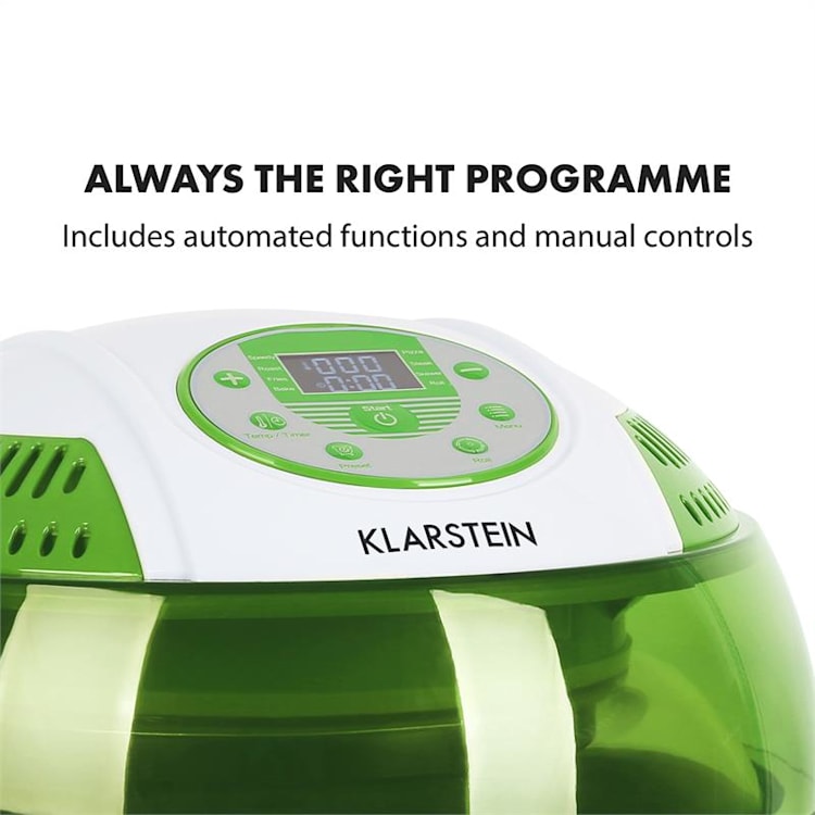 Klarstein VitAir Fryer friteuză 1400 W 9 litri verde Verde