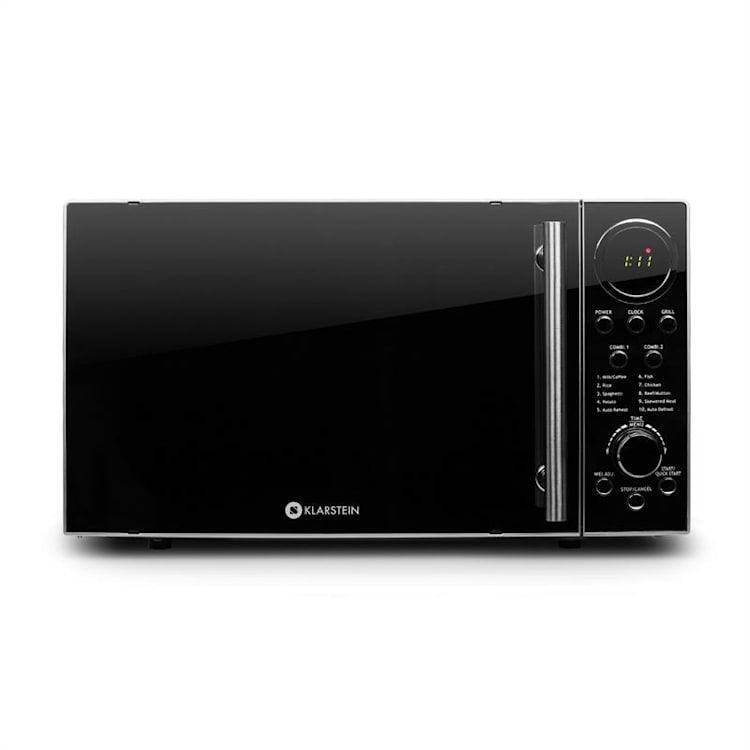 Luminance Prime Mikrowelle mit Grill 700W 20 Liter Edelstahl Ohne Halterung | 20 Ltr