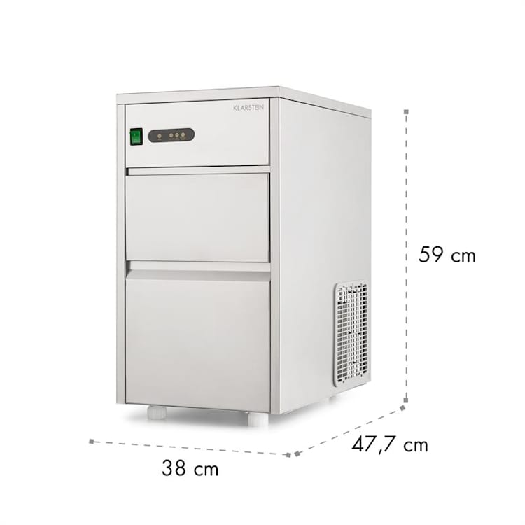 Powericer-XL Fabricador de hielo industrial Máquina de cubitos 20kg/24h XL