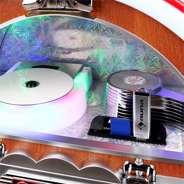 Graceland-XXL Jukebox USB SD AUX CD FM Lettore CD