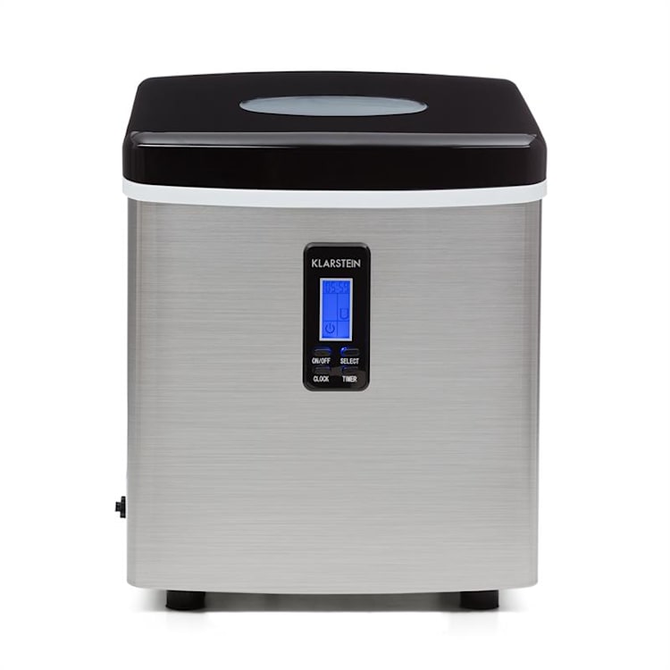 Mr. Black-Frost Eismaschine 150W Edelstahl schwarz 15kg Schwarz
