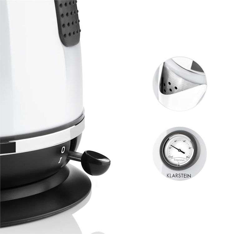AquaVita Chalet Electric Kettle 1.7L 2200W White White