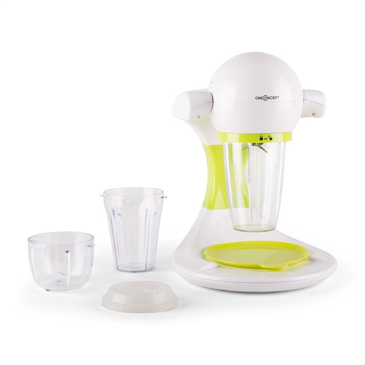 Smooothy, 350, blender pentru piureuri, verde / alb