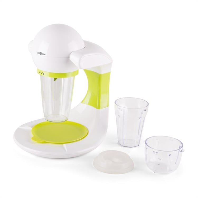 Smooothy, 350, blender pentru piureuri, verde / alb
