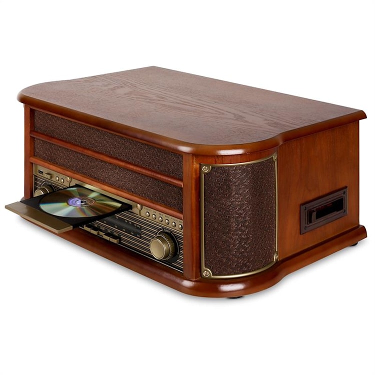 Belle Epoque 1908, retro stereo zariadenie, bluetooth CD-Player / Bluetooth | Hnedá