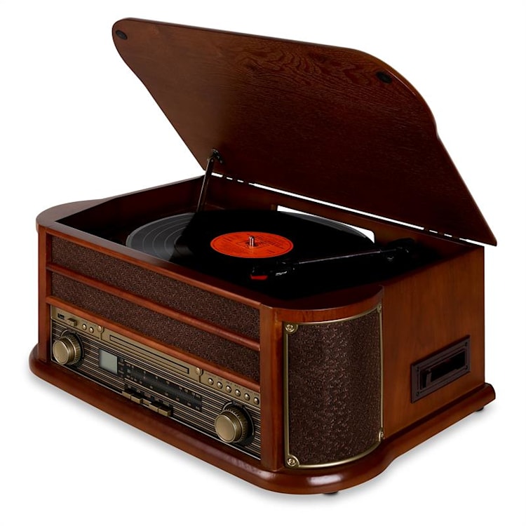 Belle Epoque 1908, retro stereo zariadenie, bluetooth CD-Player / Bluetooth | Hnedá
