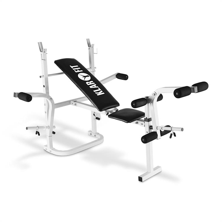 HB3BC-W Trainingsbank Armcurler Beencurler Halterrek wit
