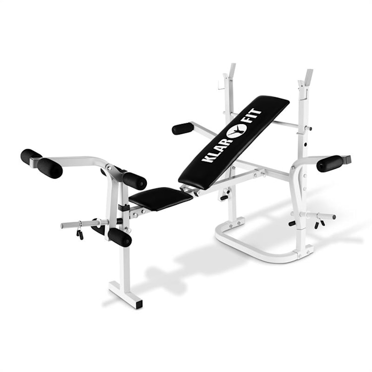 HB3BC-W Trainingsbank Armcurler Beencurler Halterrek wit