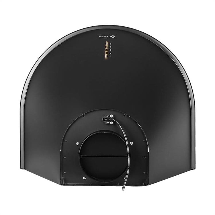 Hotte rétro Lumio Primo 60 cm 490 m³/h Lampes LED Noir Mat