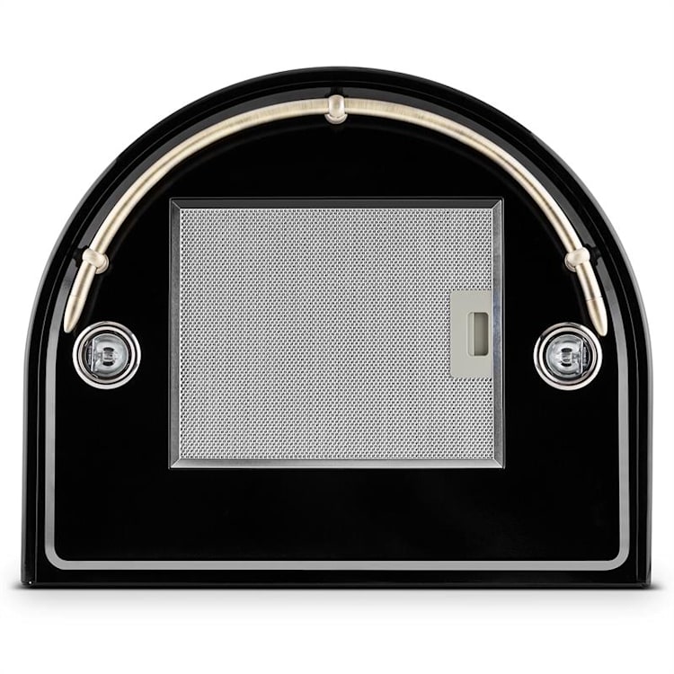 Hotte rétro Lumio Primo 60 cm 490 m³/h Lampes LED Noir Mat