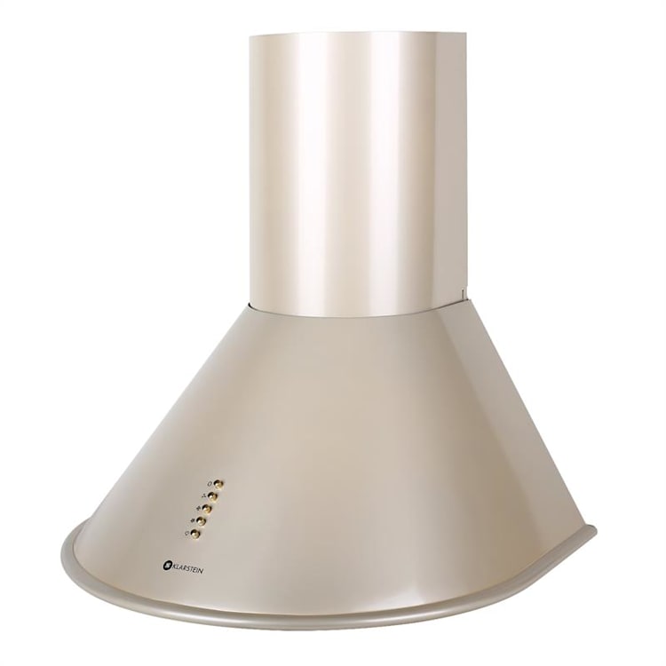 Hotte rétro Lumio Primo 60 cm 490 m³/h Lampes LED Champagne