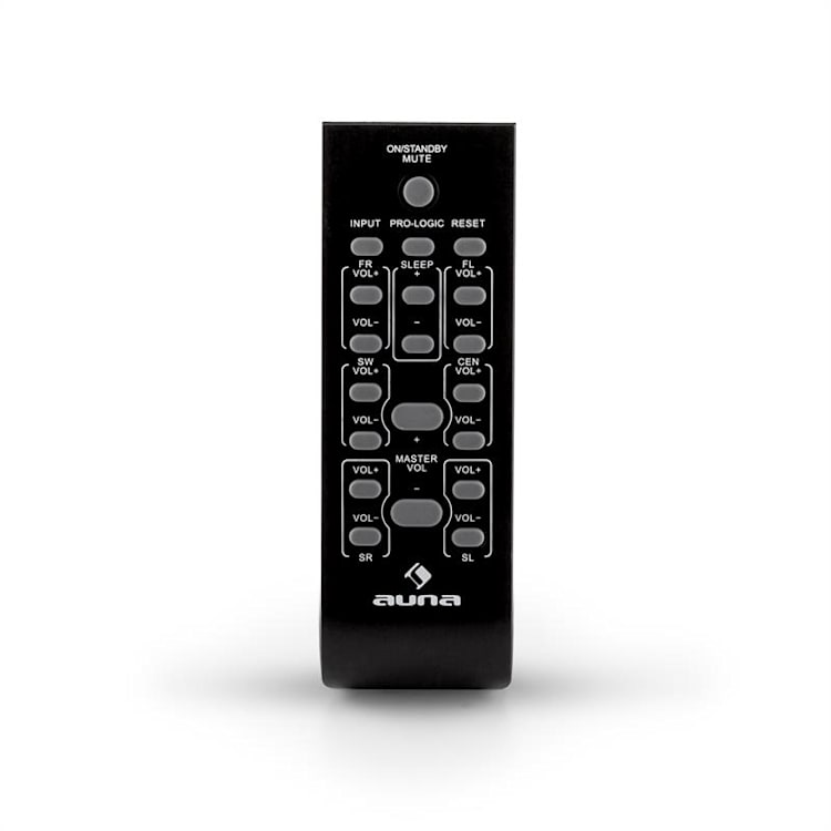 MM-5.1-JW aktives 5.1 Surround Lautsprecher Set 95W RMS Fernbedienung weiß
