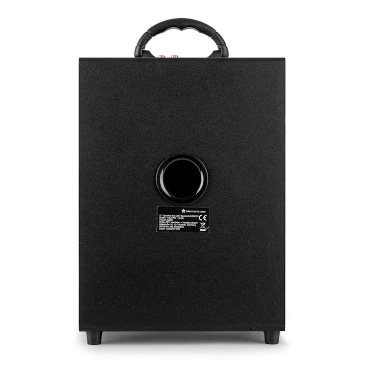 Central Park 2.1 Altavoz con Bluetooth USB SD móvil Plata