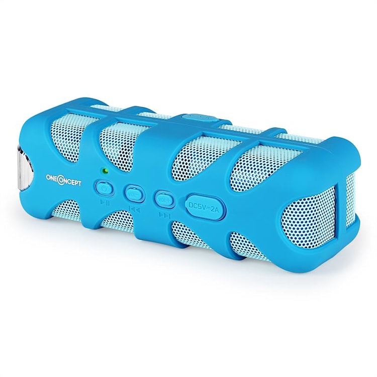 Blue Know Bluetooth-luidspreker AUX accu blauw