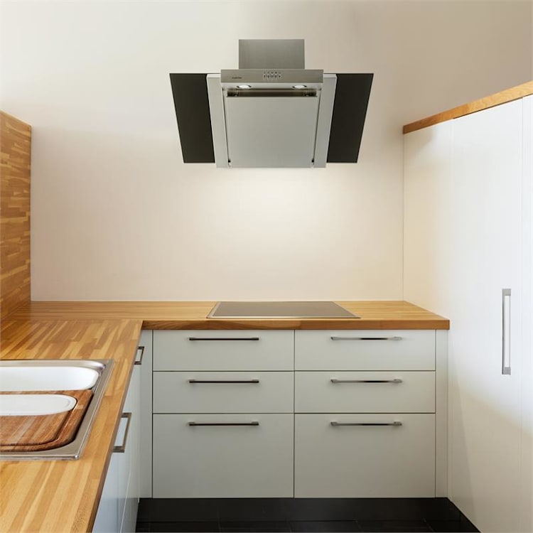 GL90WSB exaustor 90 centímetros de aço inoxidável de 700 m³ / h LED Preto