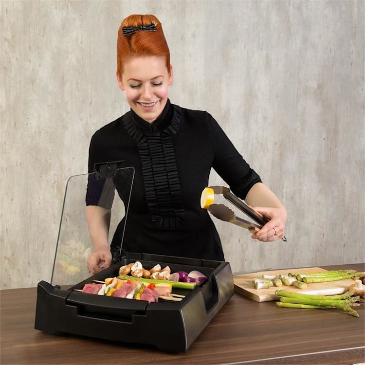Showmaster Parrilla de sobremesa 1500W hasta 250°C