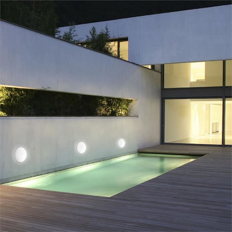 Hemisphere solarlamp tuinlamp halfrond Ø 25cm LED IP44
