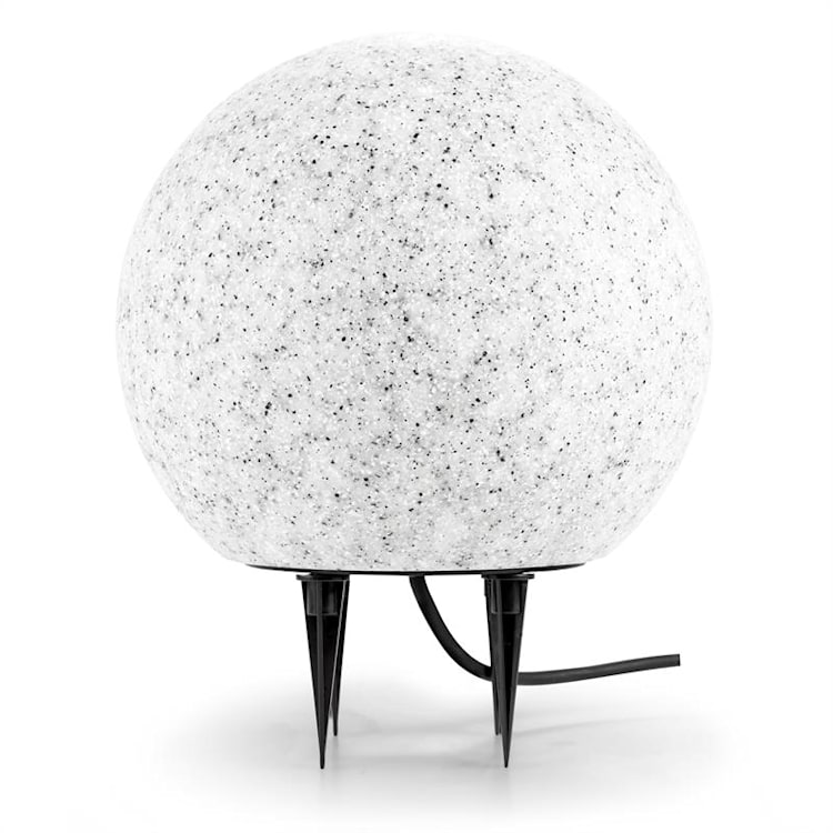 Shinestone M Kugelleuchte Außenleuchte Gartenlampe 30cm Steinoptik 30 cm | Grau