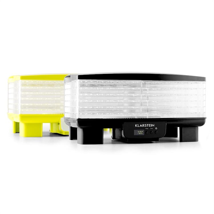 Bananarama Klarstein Desidratador Secador de Alimentos 550W 6 Níveis Preto Preto
