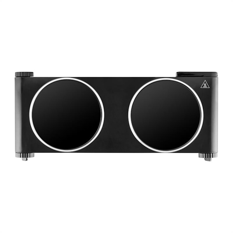 Captain Cook², dvojna kuhalna plošča, infrared, 2400 W, nerjaveče jeklo, črna barva