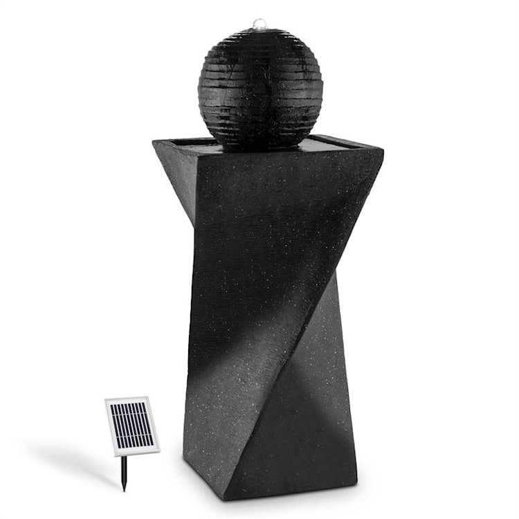Schönbrunn Springbrunnen Kugelbrunnen Solar 200 l/h LED Basalt