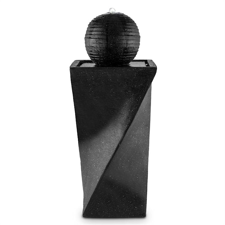 Schönbrunn Springbrunnen Kugelbrunnen Solar 200 l/h LED Basalt
