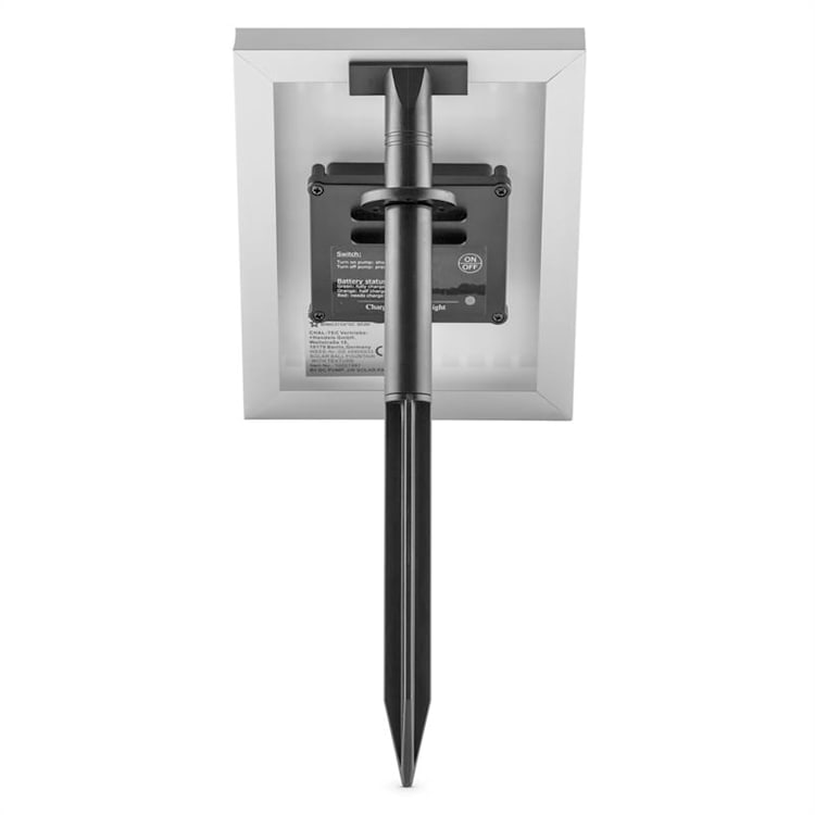 Schönbrunn Springbrunnen Kugelbrunnen Solar 200 l/h LED Basalt