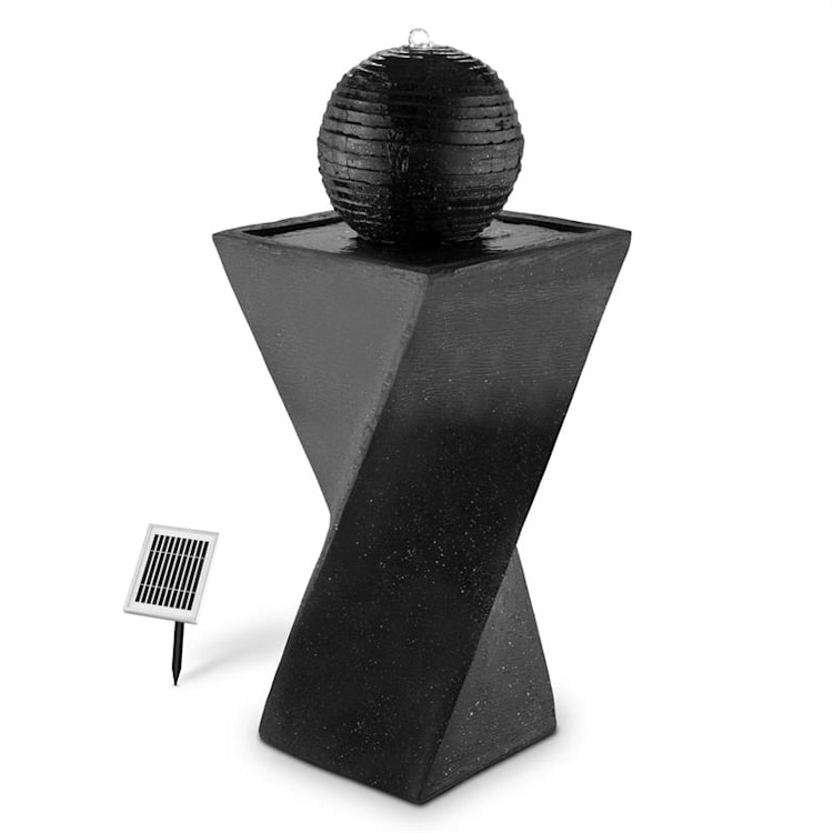 Schönbrunn Springbrunnen Kugelbrunnen Solar 200 l/h LED Basalt
