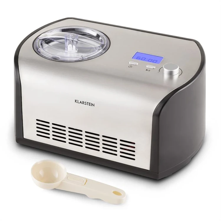 Snowberry & Choc Ice Cream Machine 1.2 litre stainless steel keep cool