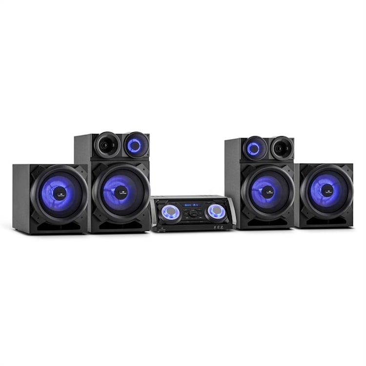 Mega Party Sound Système Audio 720W Bluetooth DVD HDMI AV FM USB AUX 