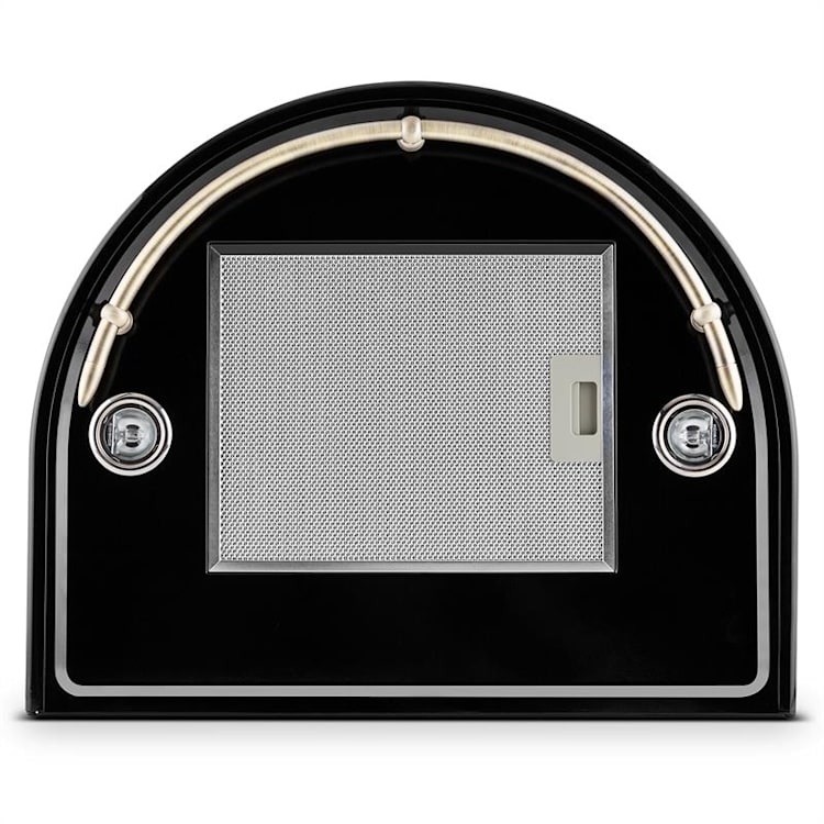 Klarstein Noir Prima, černý, 60 cm, 430 m3/h, retro komínový odsavač par, nerez Černá