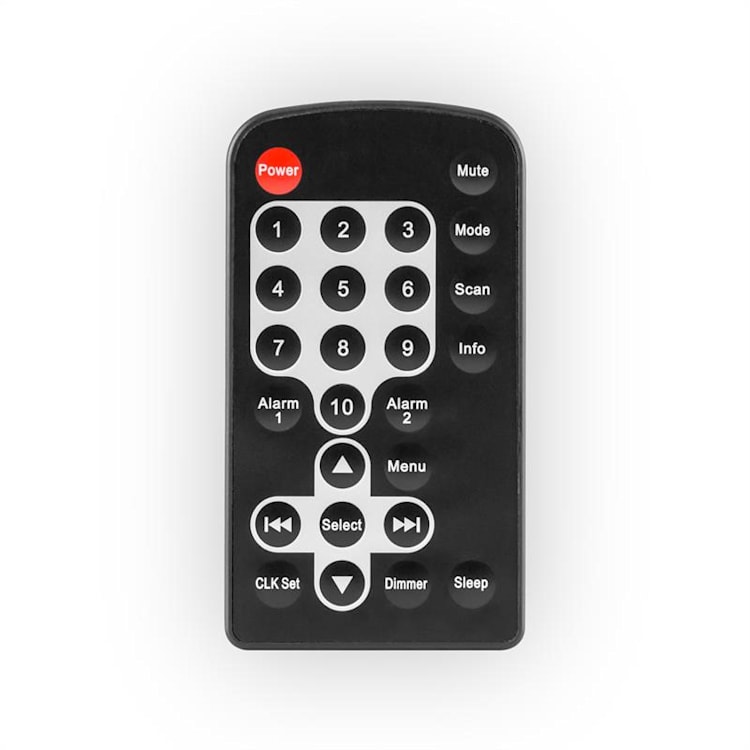 DR-130 BT, bílé, digitální rádio, bluetooth, DAB +, FM