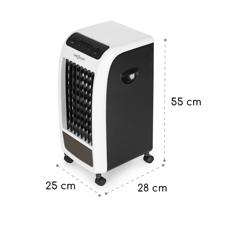 Carribean Blue raffrescatore evaporativo umidificatore ventilatore 400m³/h nero Nero