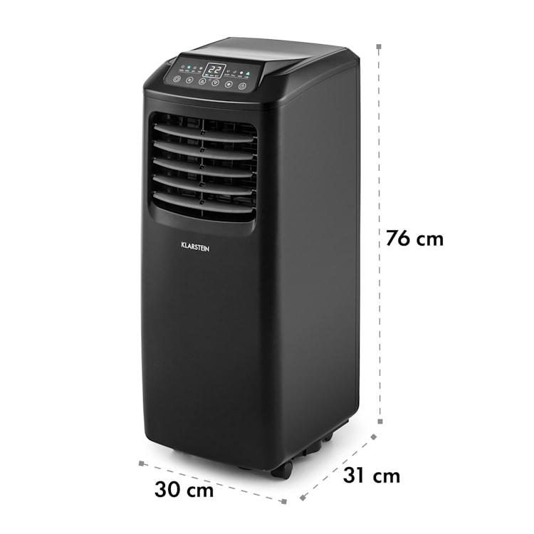 Pure Blizzard 3 2G, 808 W/7000 BTU, klimatizacija 3 v 1, hlajenje, ventilator, naprava za odstranjevanje vlage iz zraka, črna Črna