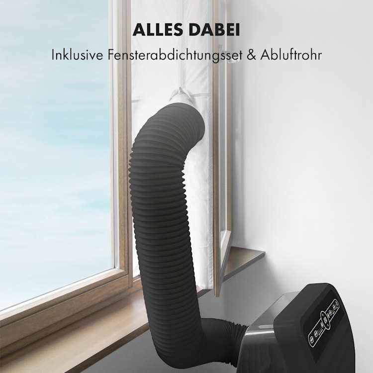 Metrobreeze 9 New York City mobile Klimaanlage 3-in-1 9.000 BTU | Schwarz