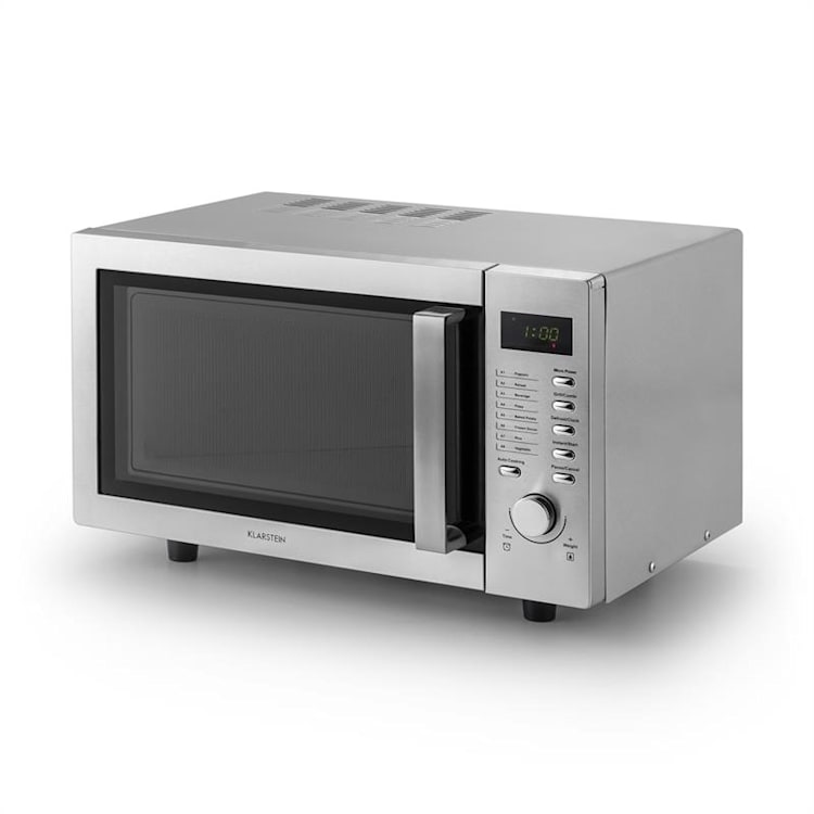 Steelwave Mikrowelle 23l 800W Grill 1000W Edelstahl Einbaurahmen Mit Rahmen