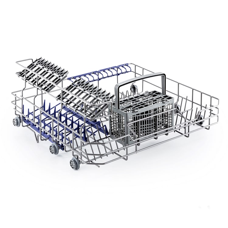 Amazonia 6, zmywarka do naczyń stołowa, klasa energetyczna F, 49 dB, 1380 W Srebrny Metal