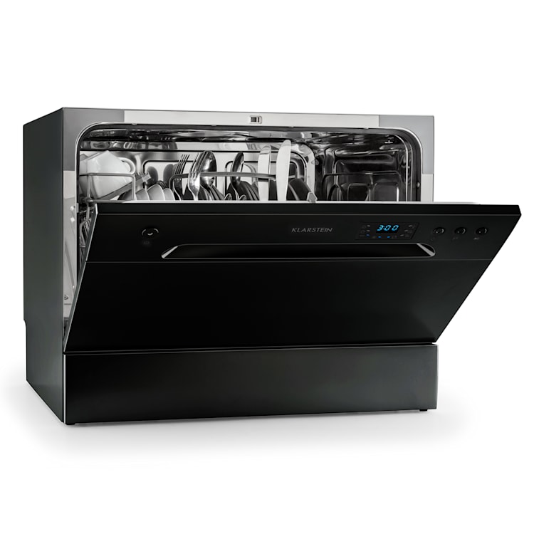 Amazonia 6 Lavastoviglie 1380W 6 coperti Pannello con pulsanti Nero