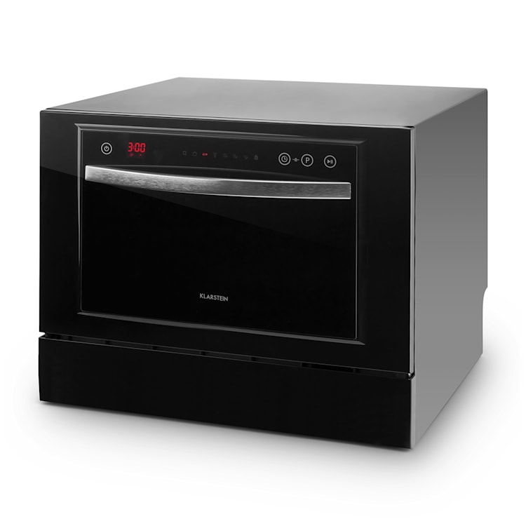Amazonia 6 Luminance, zmywarka do naczyń stołowa, 1380 W, klasa energetyczna F, 6 kompletów naczyń Czarny