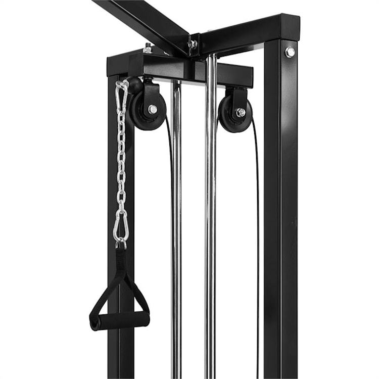 Cablefit, posilovací věž, přemostění, 2 x 77 kg, se 2 kladkami, ocel, černá Černá