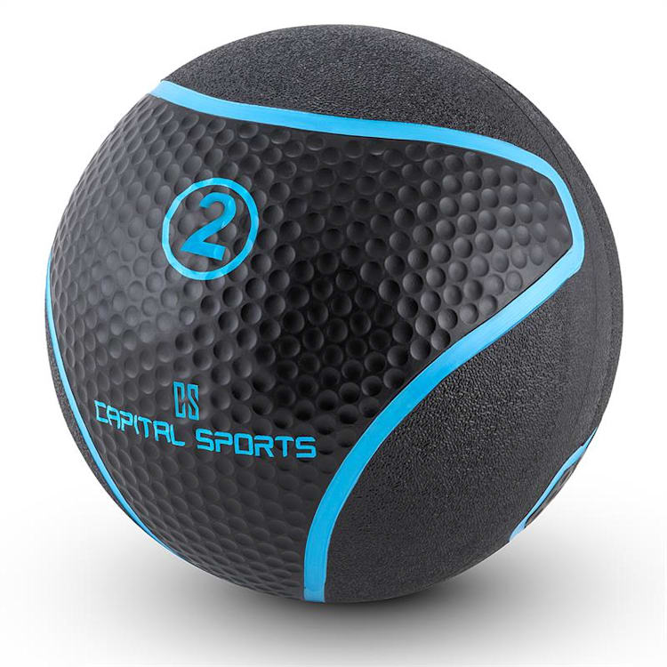 Medba 2 medicijnbal 2 kg rubber zwart 2 kg