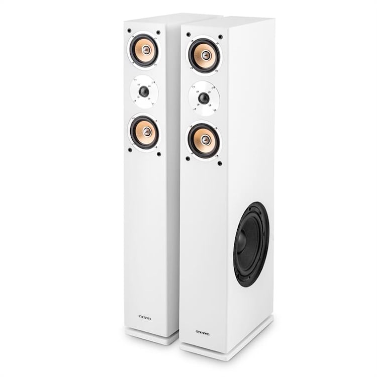 Linie 501 FS WH, 280 W, pár vežových reproduktorov, pasívne, biele Biela