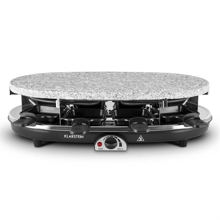 All-U-Can-Grill Raclette 4-in-1 Pancake Crêpes Steinplatte 8 Personen